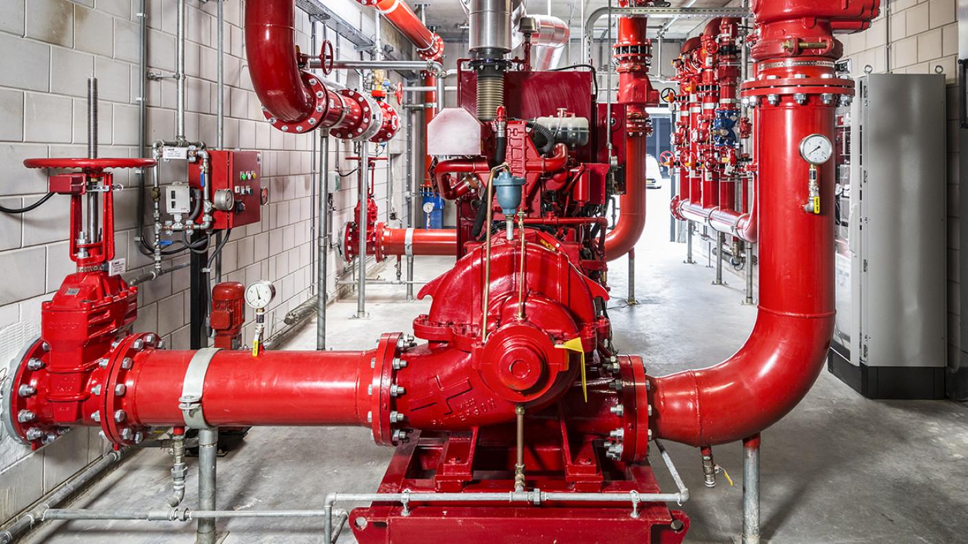 Fire safety at an industrial site